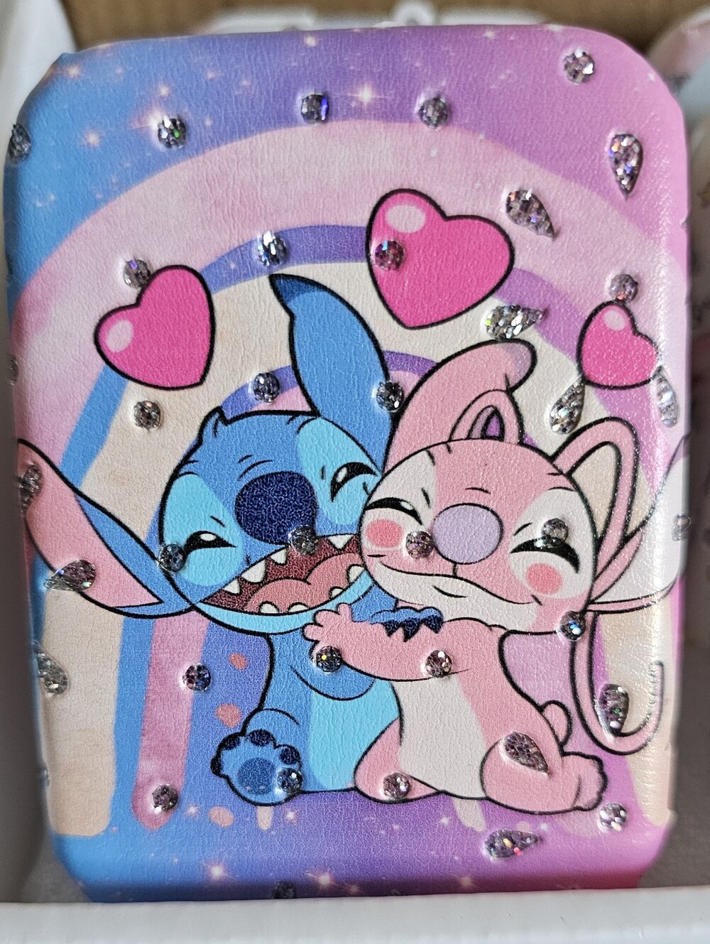 Stitch And Angel Double Sided Compact Mirror